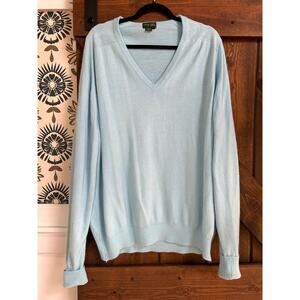 Vintage Izod Club men’s XXL baby blue v neck sweater